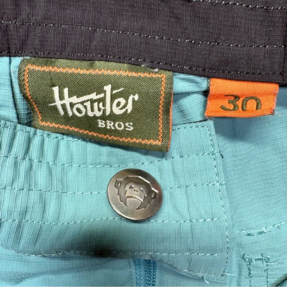 Howler Bros Shorts Mens 30 Blue Horizon Hybrid Nylon Ripstop Boardshort Quickdry - Picture 5 of 10